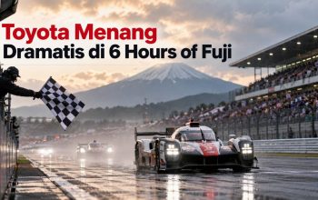 Toyota Menang Dramatis di 6 Hours of Fuji