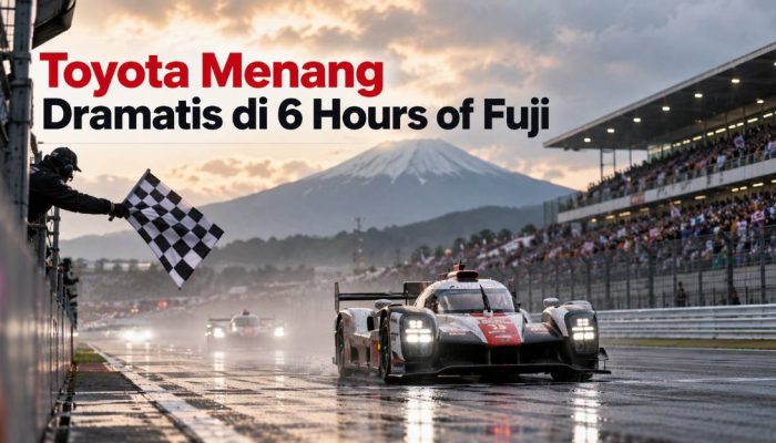 Toyota Menang Dramatis di 6 Hours of Fuji