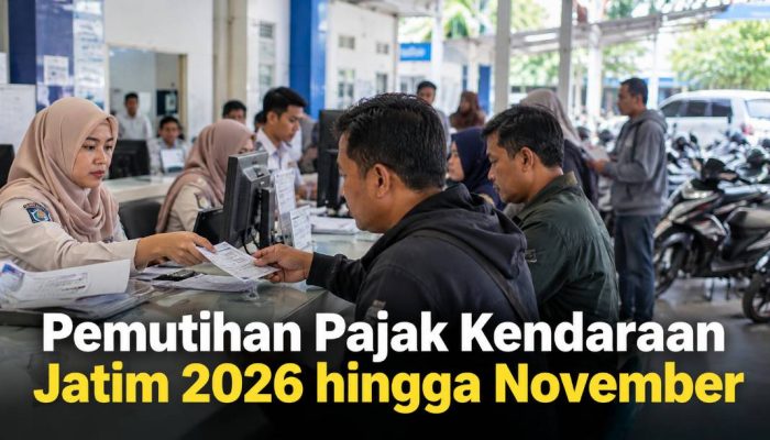 Pemutihan Pajak Kendaraan Jatim 2026 hingga November