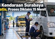 Uji Kendaraan Surabaya Gratis, Proses Diklaim 15 Menit