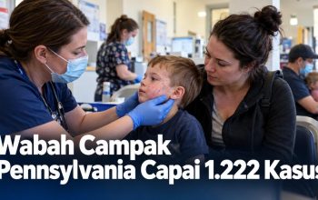 Wabah Campak Pennsylvania Capai 1.222 Kasus