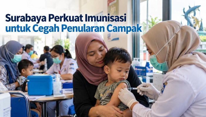 Surabaya Perkuat Imunisasi untuk Cegah Penularan Campak